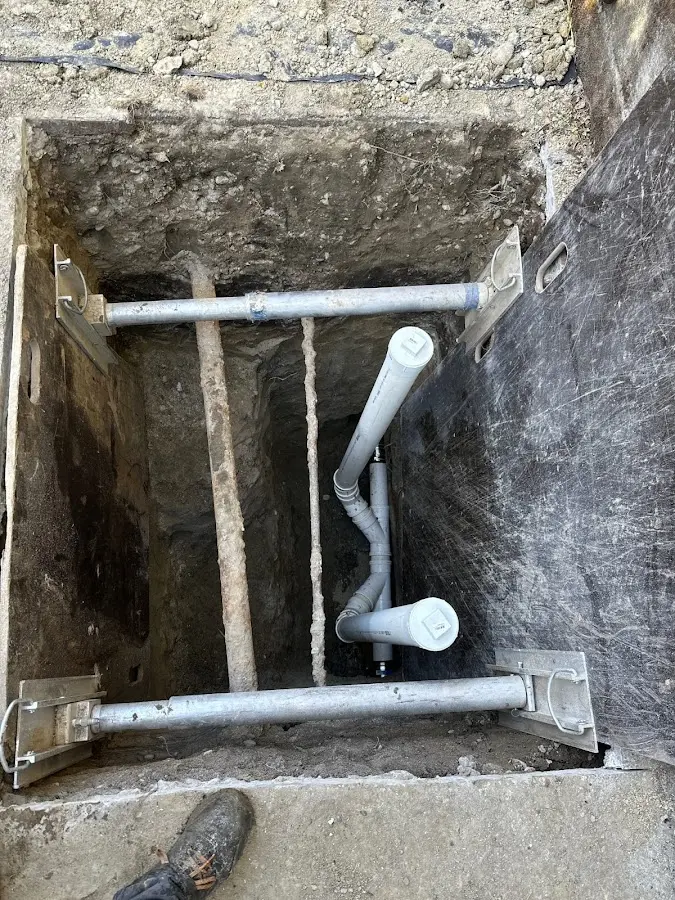 Experienced plumber completing Gas Line Repair work in Rockford